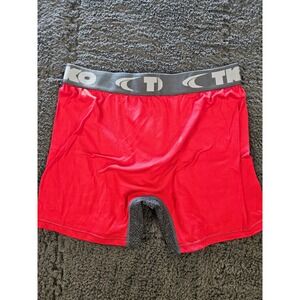 TKO Athletic Base Layer Shorts Mens M Red Performance Stretch Quick Dry Hiking